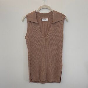 NAADAN Ribbed TENCEL Lyocell-blend polo top